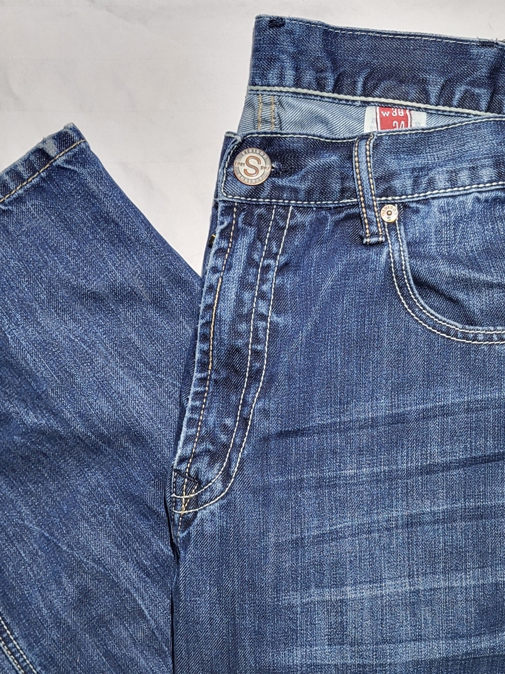 Stetson Men's John B. Stetson Straight Leg Classic Denim Jeans